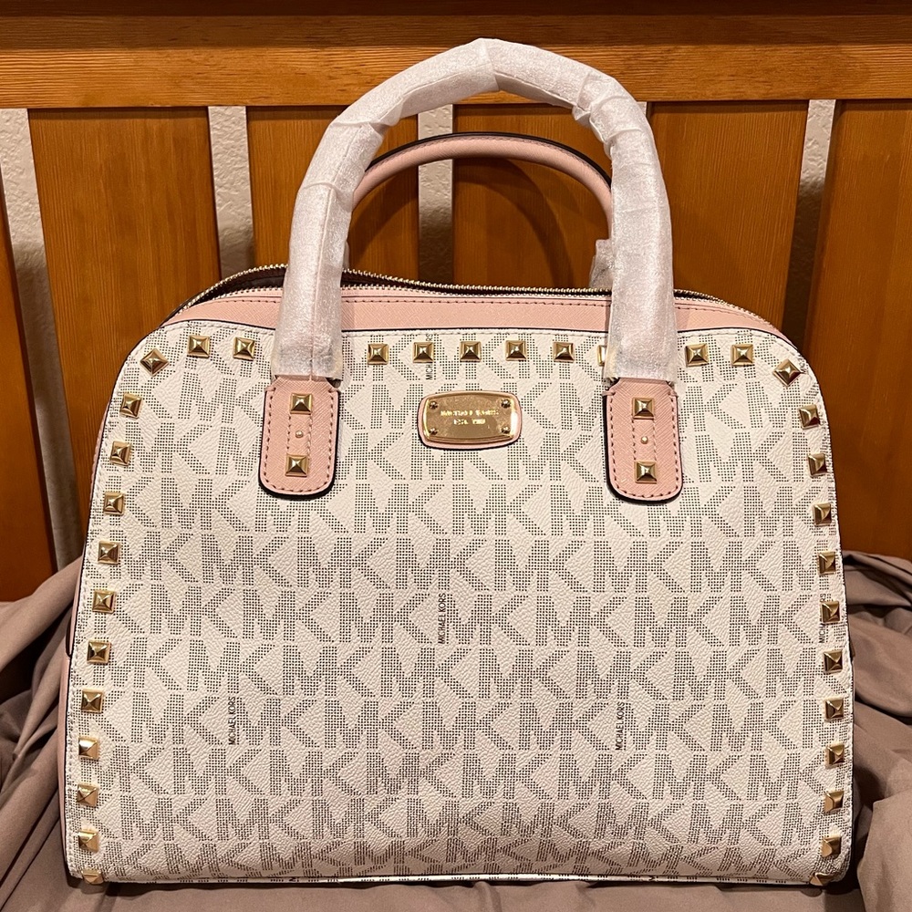 Michael Kors Sandrine Stud Satchel